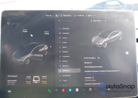 2023 Tesla Model 3 Rear-Wheel Drive from USA, damaged, VIN 5YJ3E1EAXPF437313